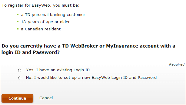 Td easyweb