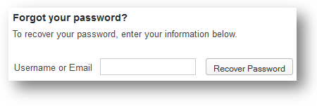 Wordpress Recover Password